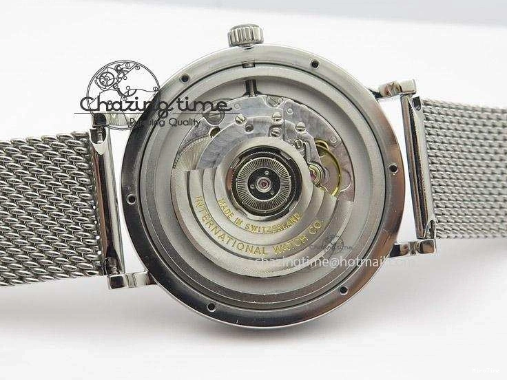 MIROTIME 0414 Portofino SCHAFFHAUSEN SS MKF 1:1 Best Edition Blue Dial On Mesh Bracelet A Versatile 7338